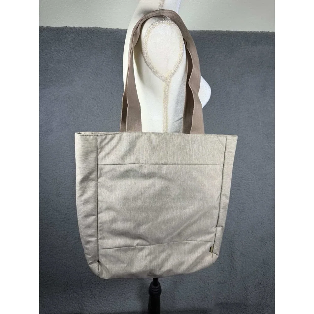 Incase City Market Tote Bag Khaki Tan Heathered Laptop‎ Shoulder Bag Women Mens